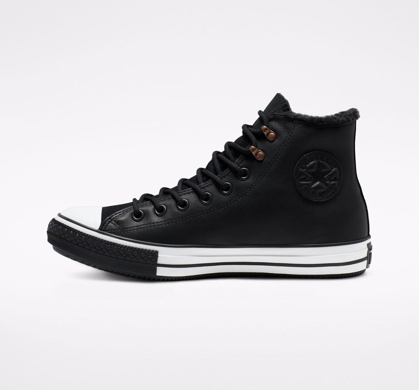 Converse Chuck Taylor All Star Winter GORE-TEX High Top Sneaker Boot, 165936C Multi Sizes Black/Black/White