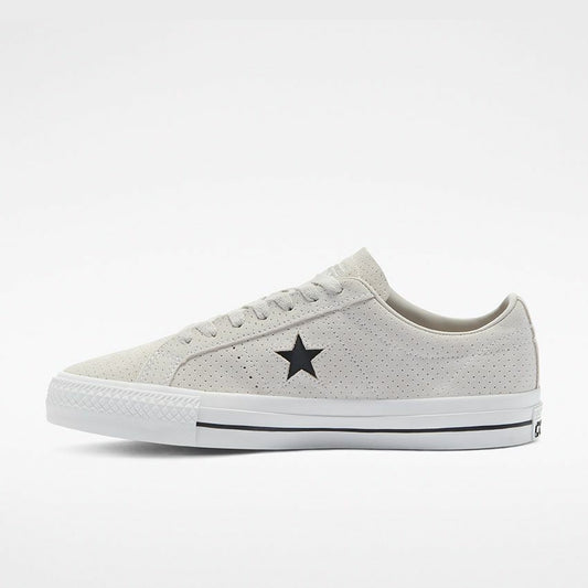 Converse CONS Perforated Suede One Star Pro Skate Shoe, 170072C Multi Sizes Pale Putty/White/White