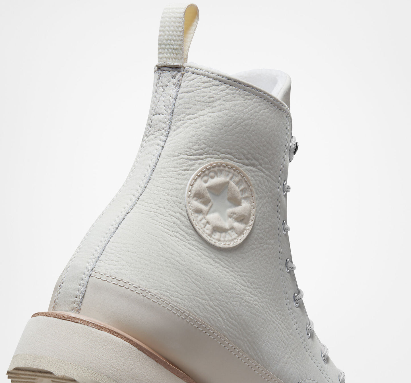 Converse Chuck Taylor Crafted Hi Top Boot, 173212C Multi Sizes Egret/Natural Ivory/Prime Pink