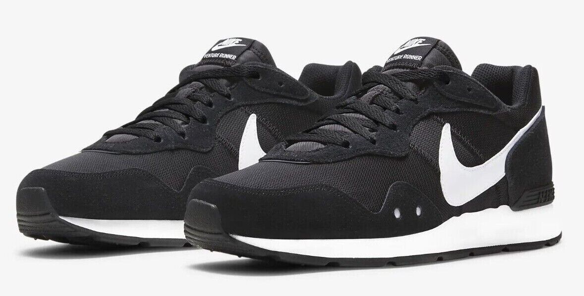 Men's Nike Venture Runner Running Shoes, CK2944 002 Multiple Sizes Black/Black/White