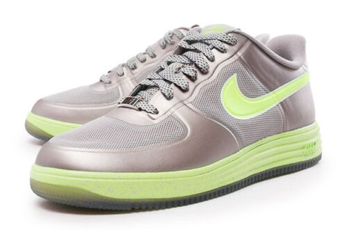 Men's Nike Lunar Force 1 Fuse Casual Shoes, 555027 002 Size 13 Turbo Green/White