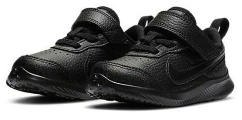 Nike Kids Varsity Leather (TDV) (Infant/Toddler), CN9397 001 Multi Sizes Black/Black/Black