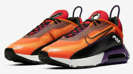 Men's Nike Air Max 2090 Running Shoes, BV9977 800 Multi Sizes Magma Orange/Eggplant/Habanero Red/Black