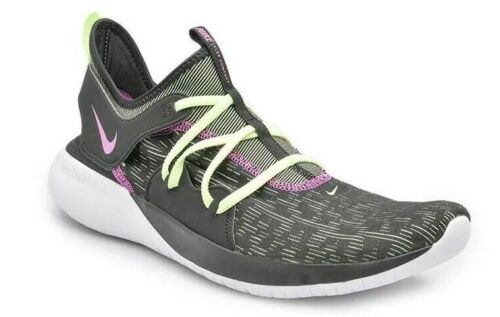 Men s Nike Flex Contact 3 Running Shoes AQ7484 001 Black Volt Glow Hy the Footwear University