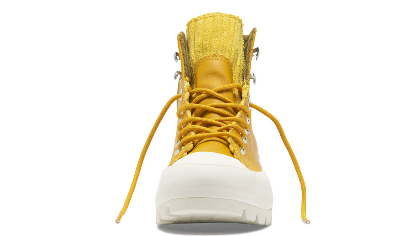 Women's Converse Chuck Taylor All Star Leather Gore-Tex Lugged Waterproof Winter Boot, 565005C Multi Sizes Gold Dart/Olive Flak/Egret