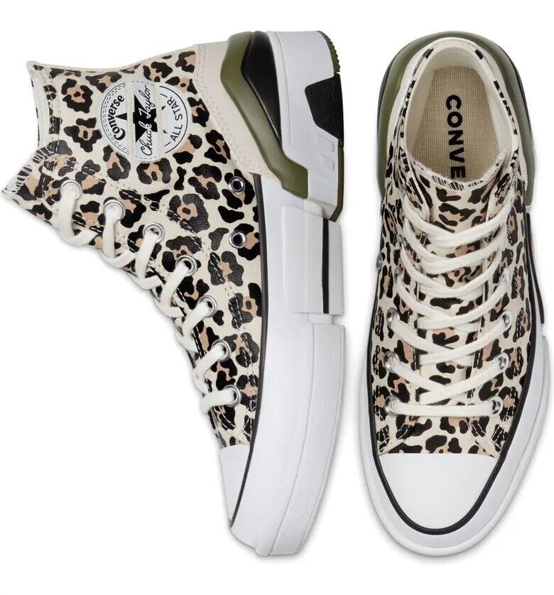 Ladies converse leopard print best sale