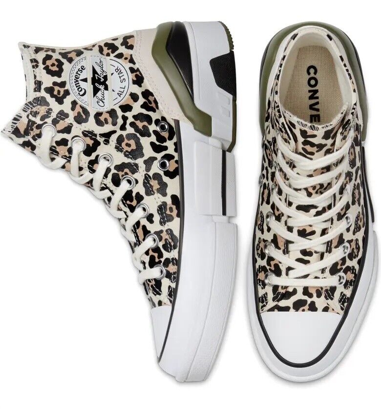 Women's Converse Chuck Taylor All Star Leopard Print CPX 70 Hi Top Shoes, 571246C Multi Sizes Driftwood/Black/White