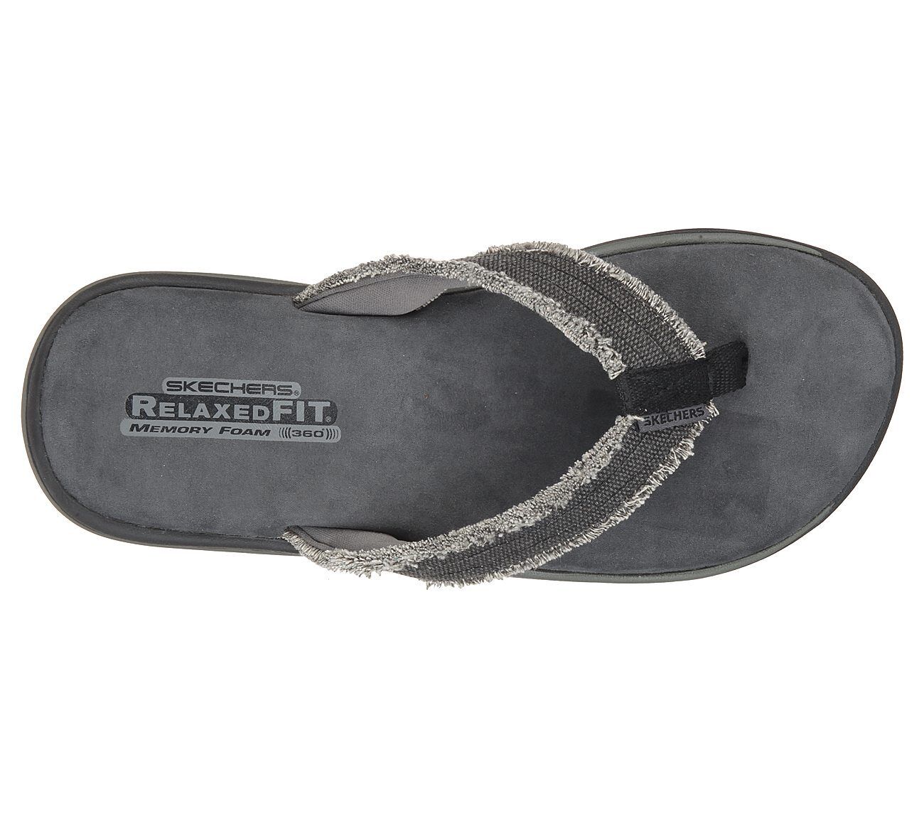 Men's Skechers Relaxed Fit: Supreme - Bosnia Sandals, 64152 /BLK Multiple Sizes Black