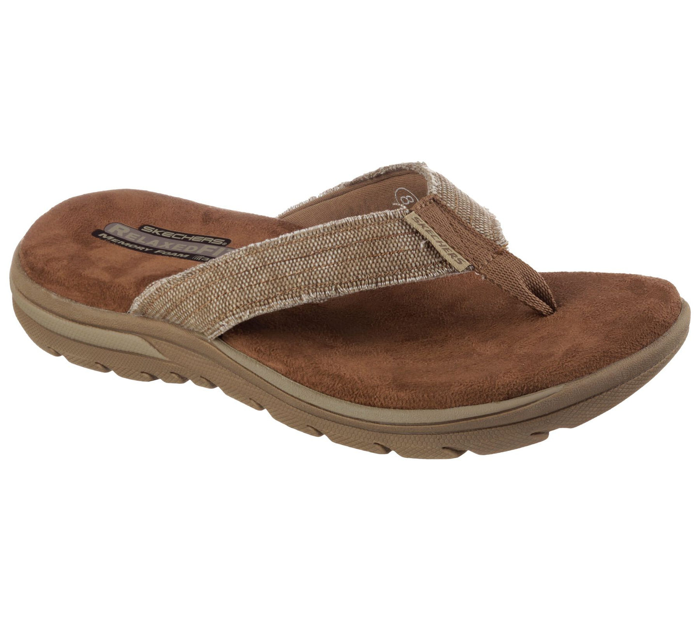 Men's Skechers Relaxed Fit: Supreme - Bosnia Sandals, 64152 /TAN Multiple Sizes