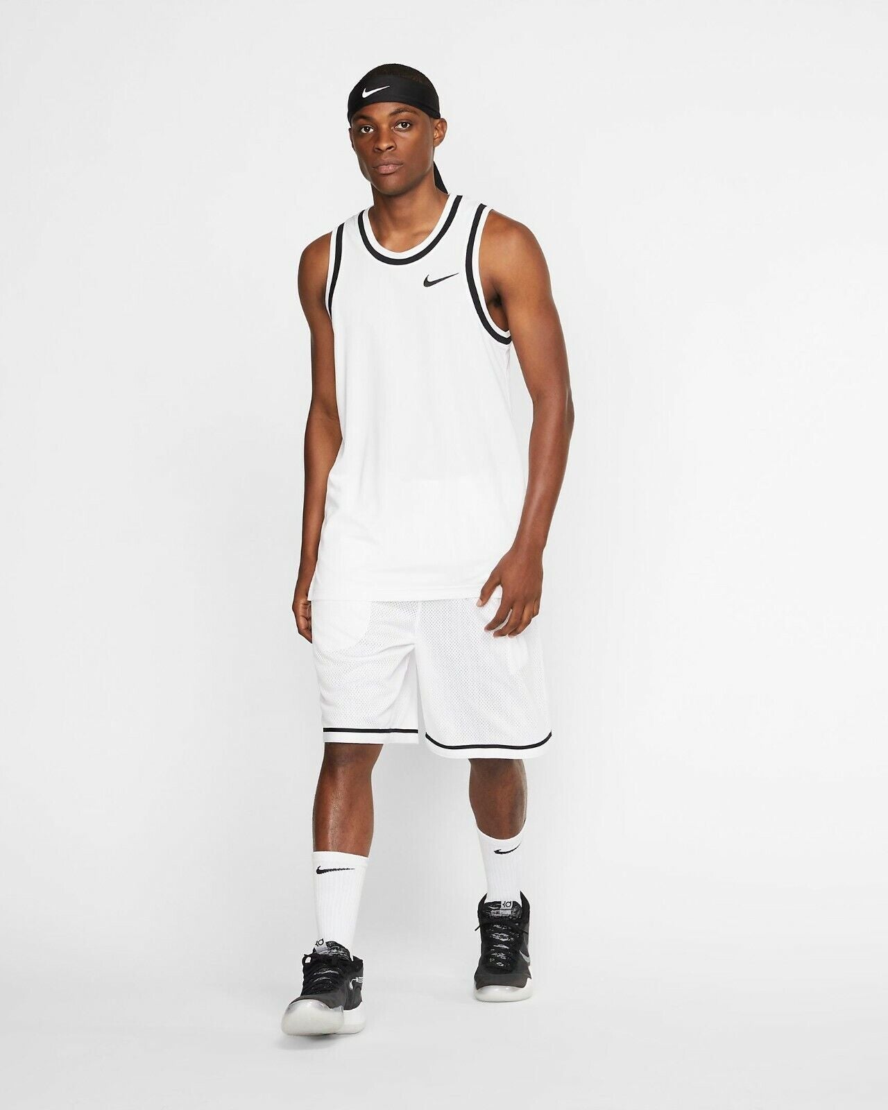 Men's Nike Dri-FIT Classic Basketball Shorts, AQ5600 100 Multi Sizes White/Black