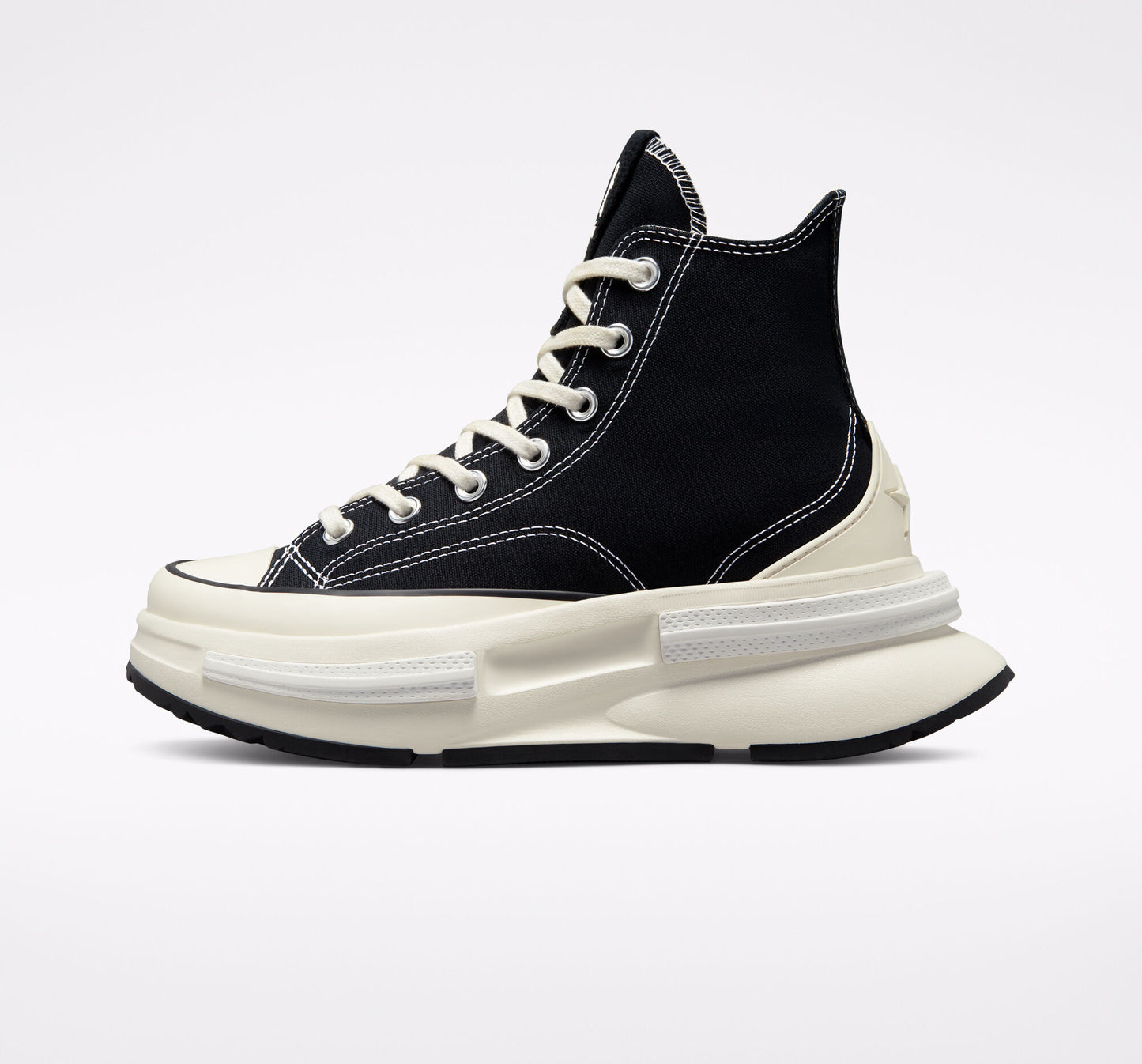 Converse Run Star Legacy CX Hi Top Shoe, A00869C Multi Sizes Black/Egret/White
