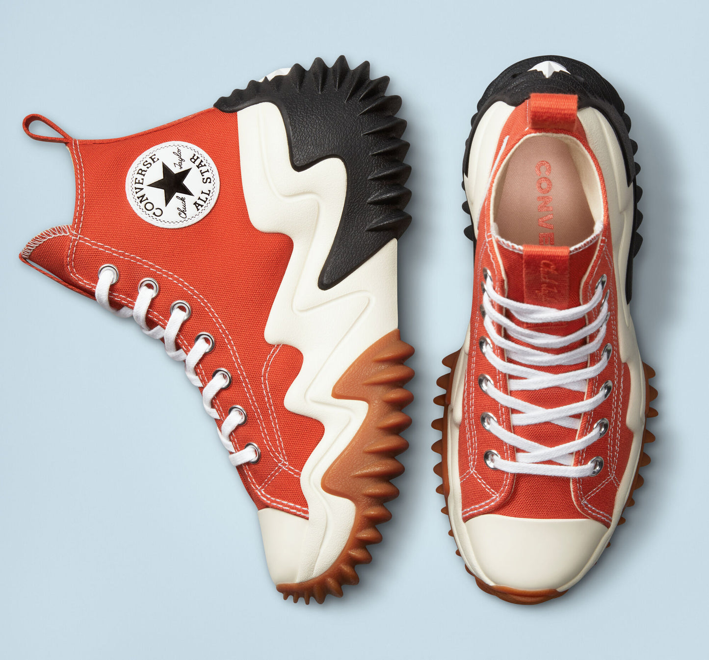 Converse Run Star Motion CX Platform Hi Tp Shoe, A01174C Multi Sizes Mantra Orange/Black/Egret