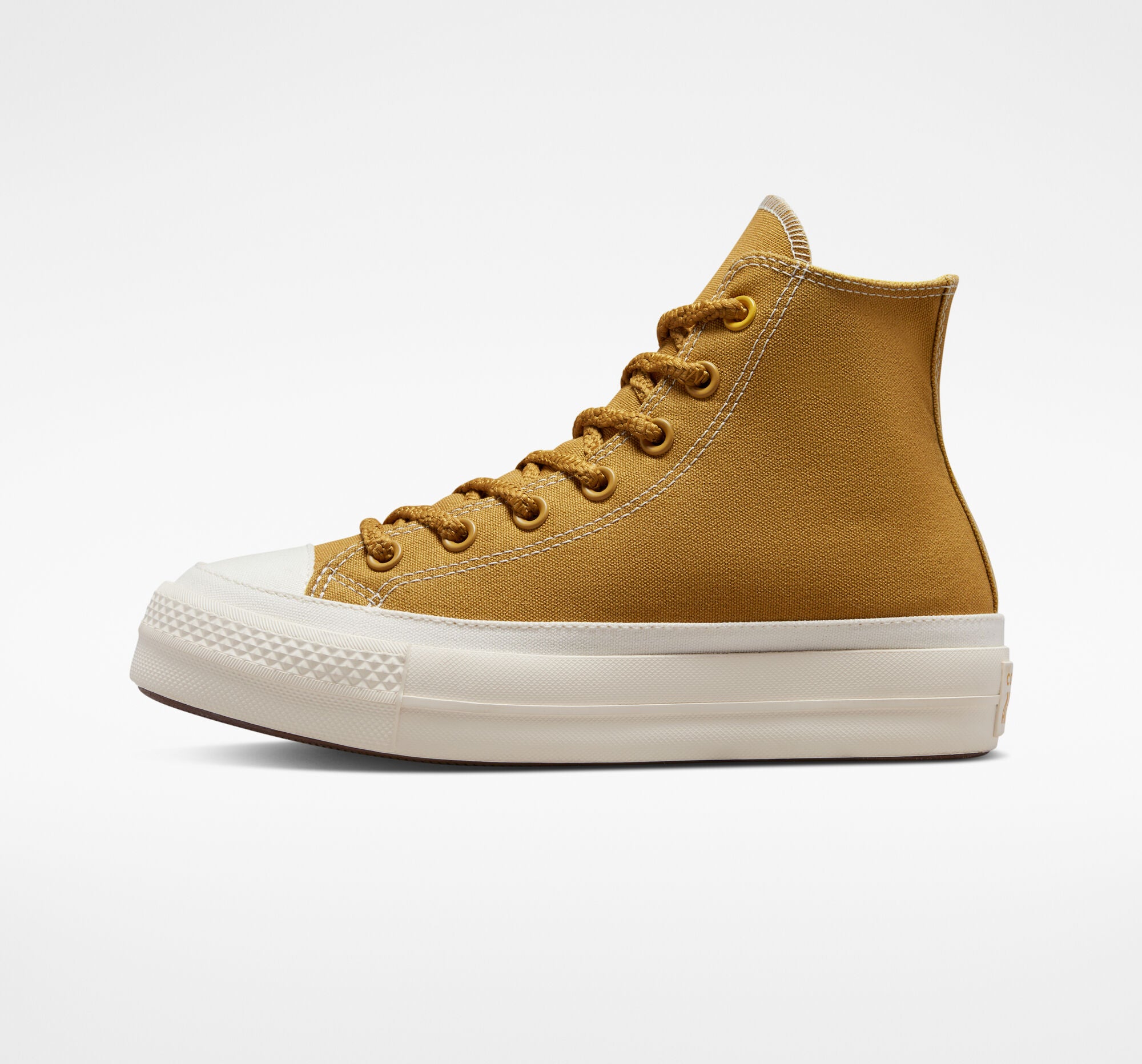 University gold 2025 converse high tops