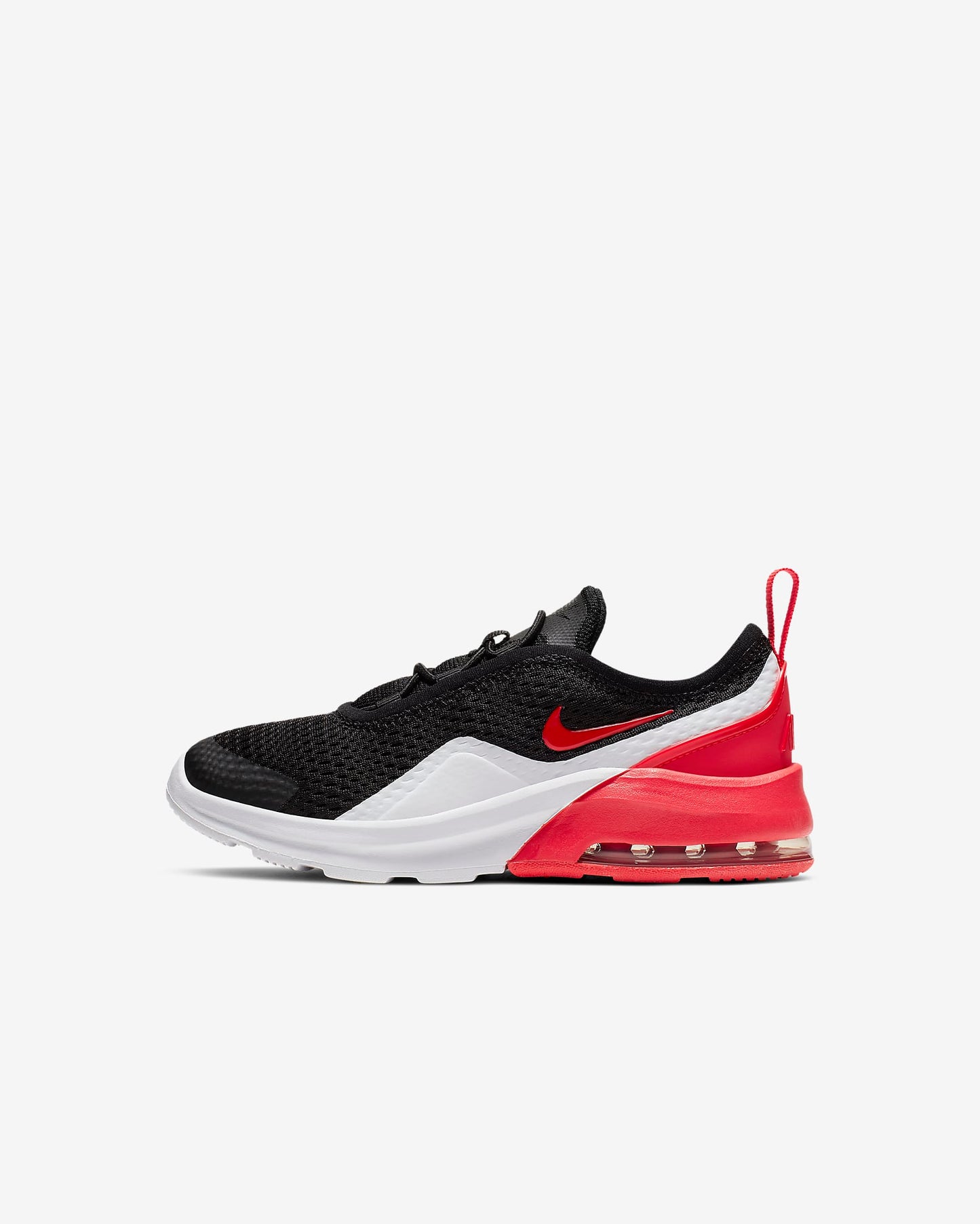 Nike Grade School Air Max Motion 2 (GS) Running Shoes, AQ2741 007 Black/Red Orbit/White