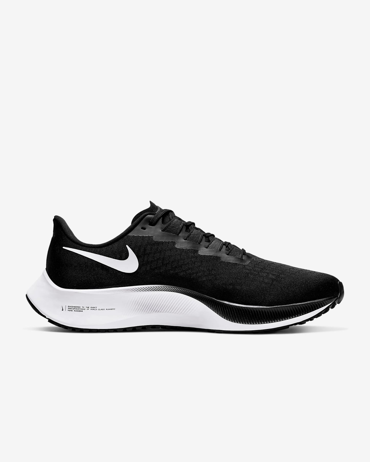 Men's Nike Air Zoom Pegasus 37 Running Shoes, BQ9646 002 Multi Sizes Black/White