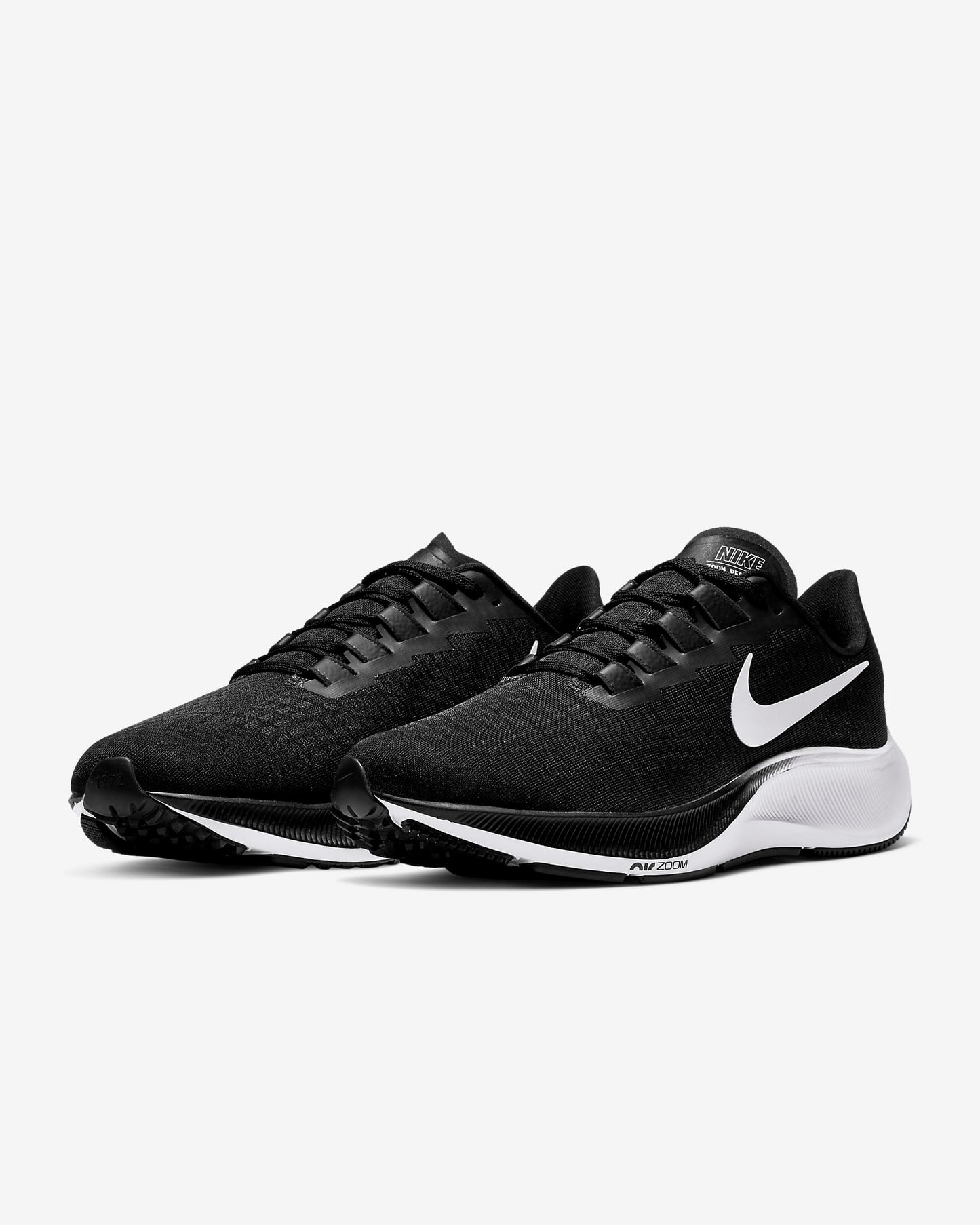 Men's Nike Air Zoom Pegasus 37 Running Shoes, BQ9646 002 Multi Sizes Black/White