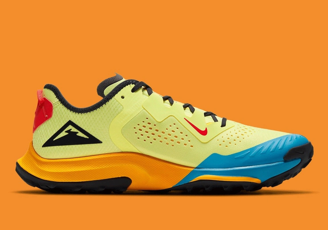 Men's Nike Air Zoom Terra Kiger 7 Trail Running Shoes, CW6062 300 Multi Sizes LimeLight/Off Noir/Laser Blue