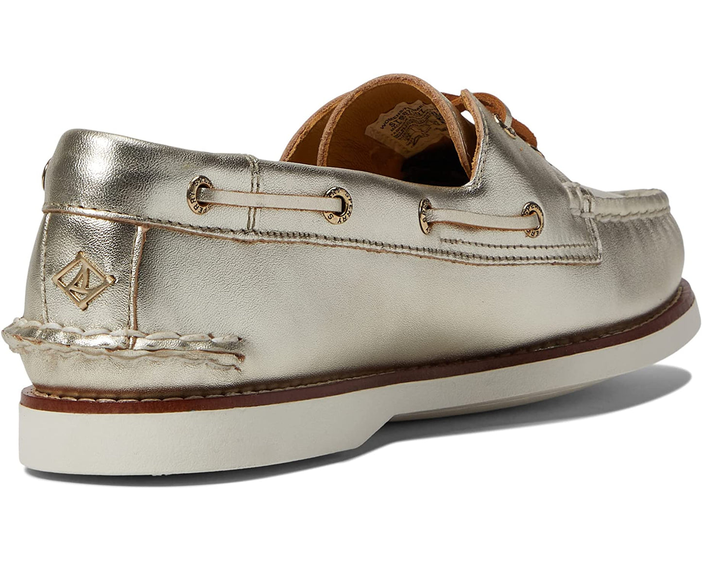 Women's Sperry Top-Sider Gold Cup Authentic/Original Montana 2-Eye Boat Shoe, STS87107 Sizes Gold