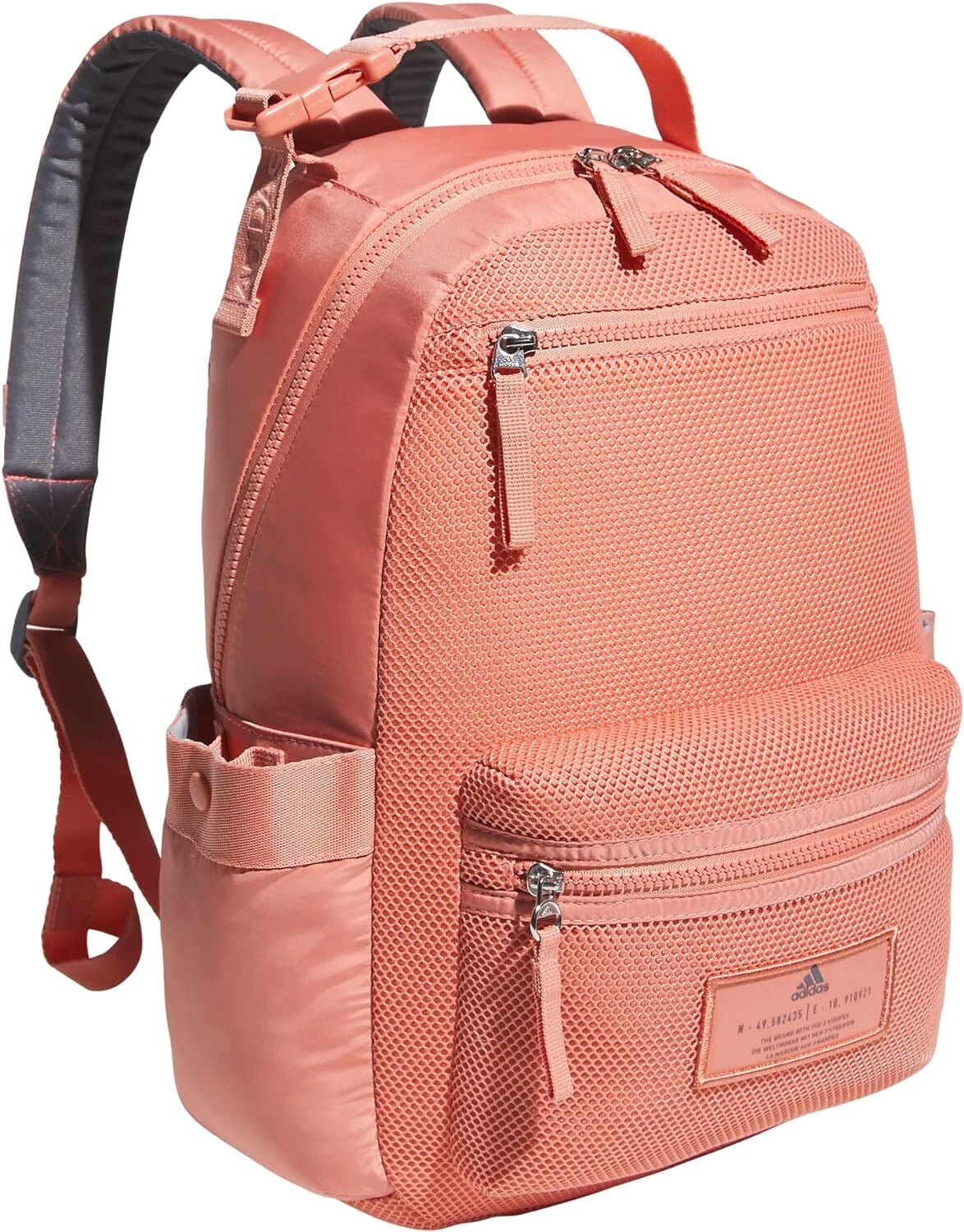 adidas Recycled Peach VFA 4 Training Backpack, 5156935 Wonder Clay/Silver GC3154
