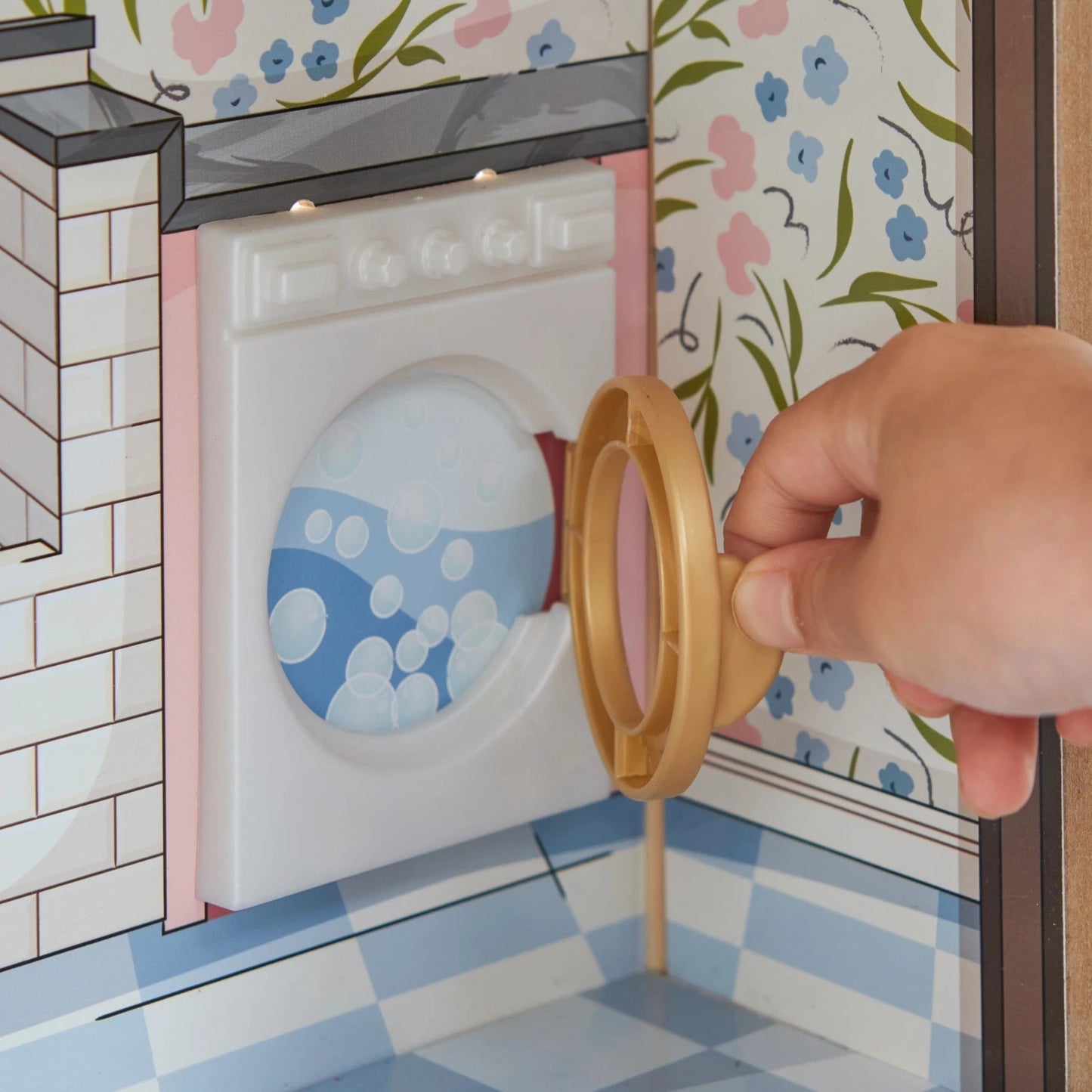 New Kidkraft Lakeview Villa Wooden 59" Dollhouse & Greenhouse, 13 Play Pls 20656