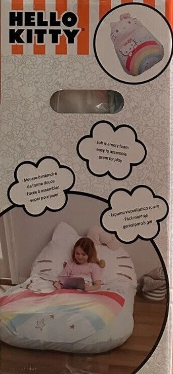 New Kids Floor Lounger Floor Pillow & Chair, Choice Bluey or Spiderman 47"X69"