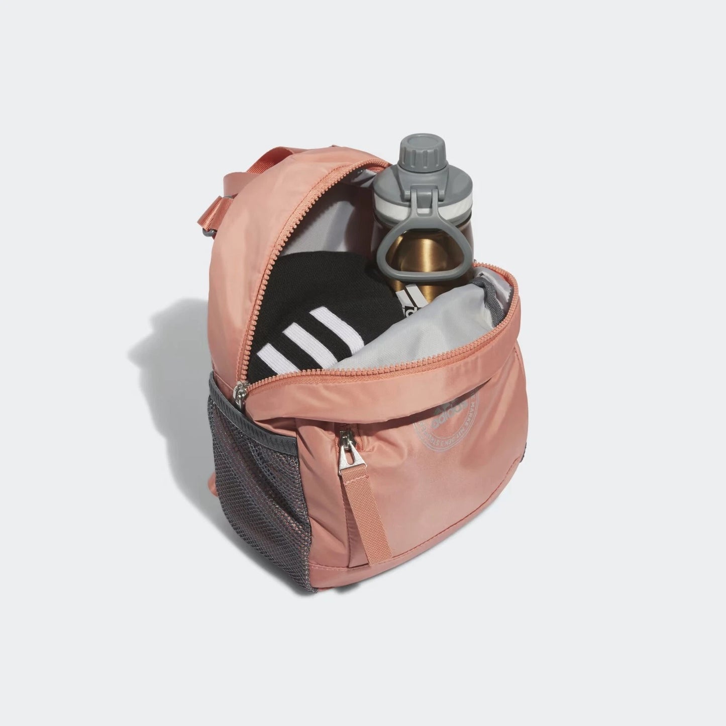 adidas Linear 3 Mini Training Backpack, 5156986 Pink/Silver Metallic GC3140