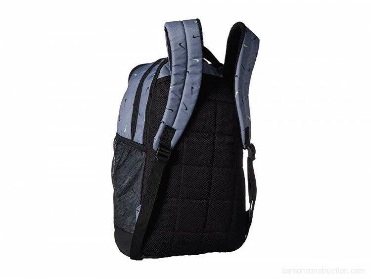 Nike Brasilia All Over Print 2 Medium Backpack, BA6041 065 Cool Grey/Black/White