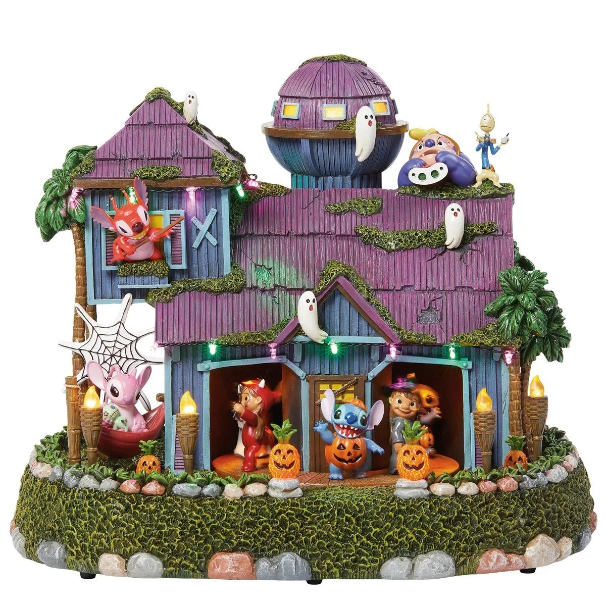 Disney Animated Stitch Halloween House w/Lights & Music, Lilo & Stitch 1784956