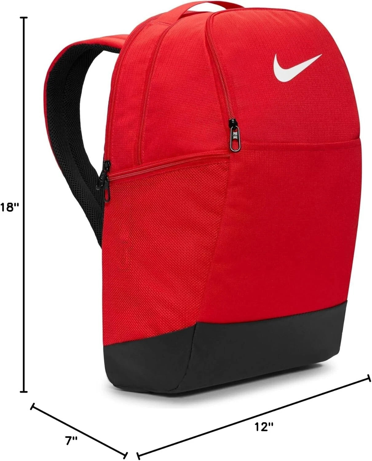 Nike Brasilia 9.5 Training Backpack, DH7709 657 University Red/Bl 1465 CU IN 24L