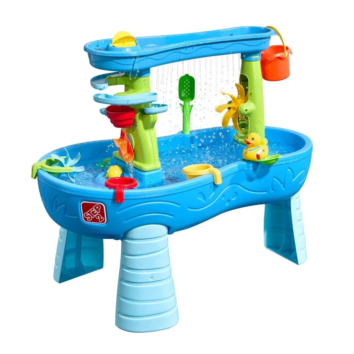 Kids Step2 Double Rain Showers Splash Water Table, 421500 NIB 1572639 NEW