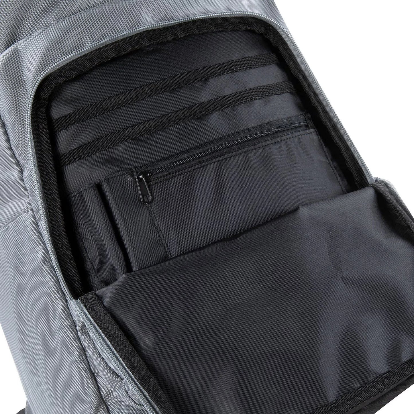 New Hurley Rider Backpack Gray & Black - Laptop & Bottle Pockets, 9A7386-0A1 O/S