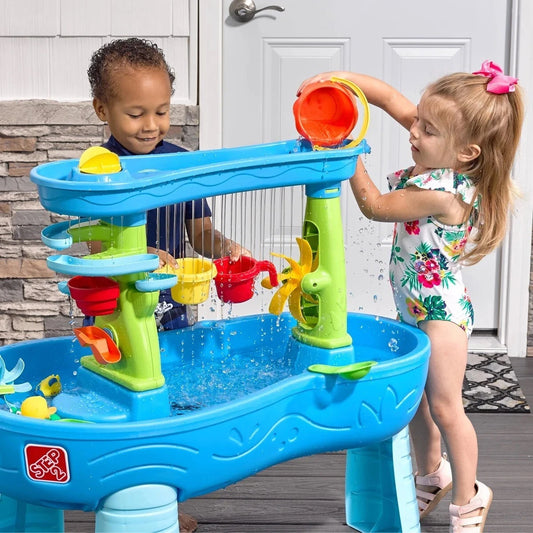 Kids Step2 Double Rain Showers Splash Water Table, 421500 NIB 1572639 NEW
