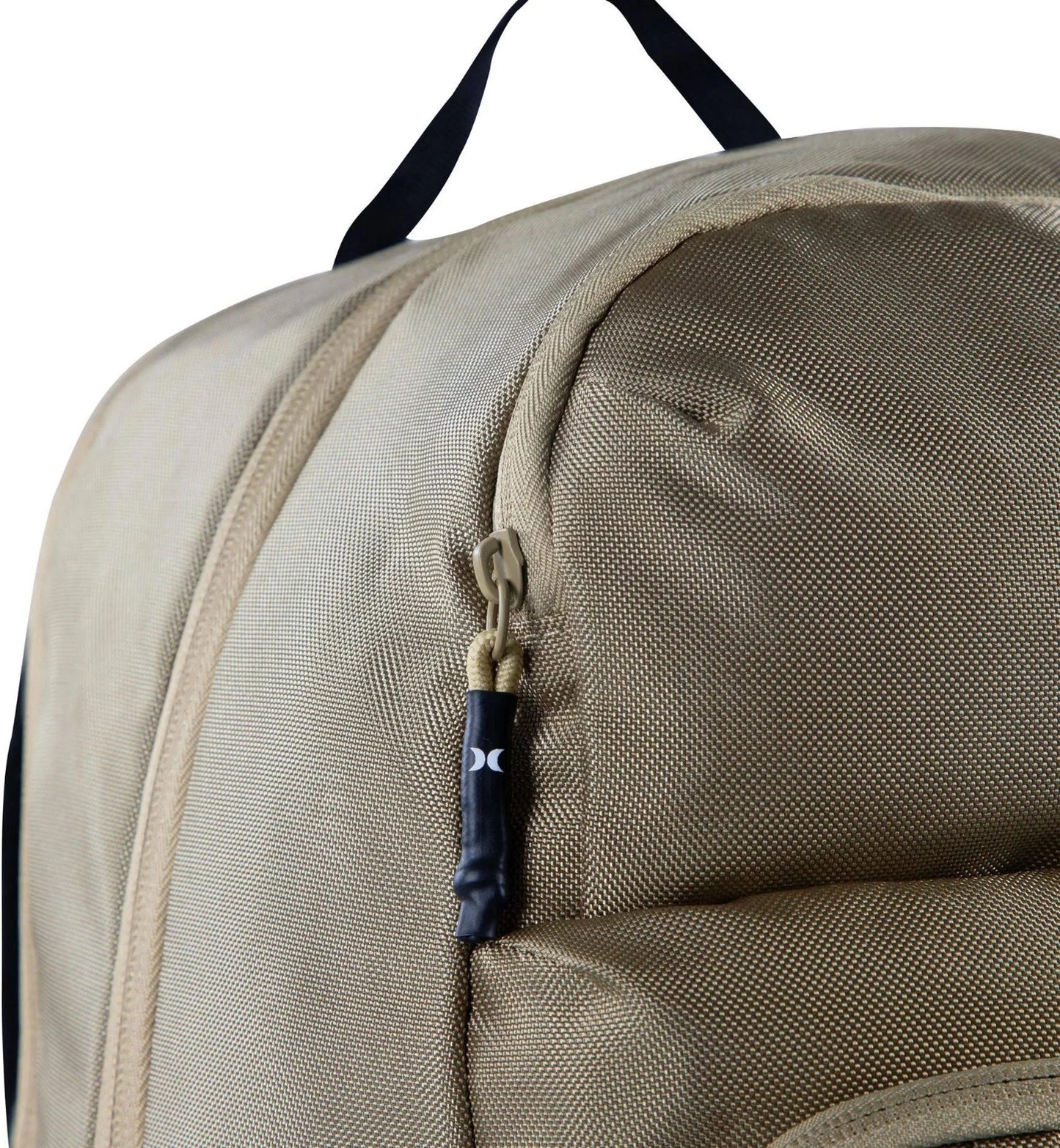 New Hurley Rider Backpack Khaki & Black Laptop & Bottle Pockets, 9A7386-X1T O/S
