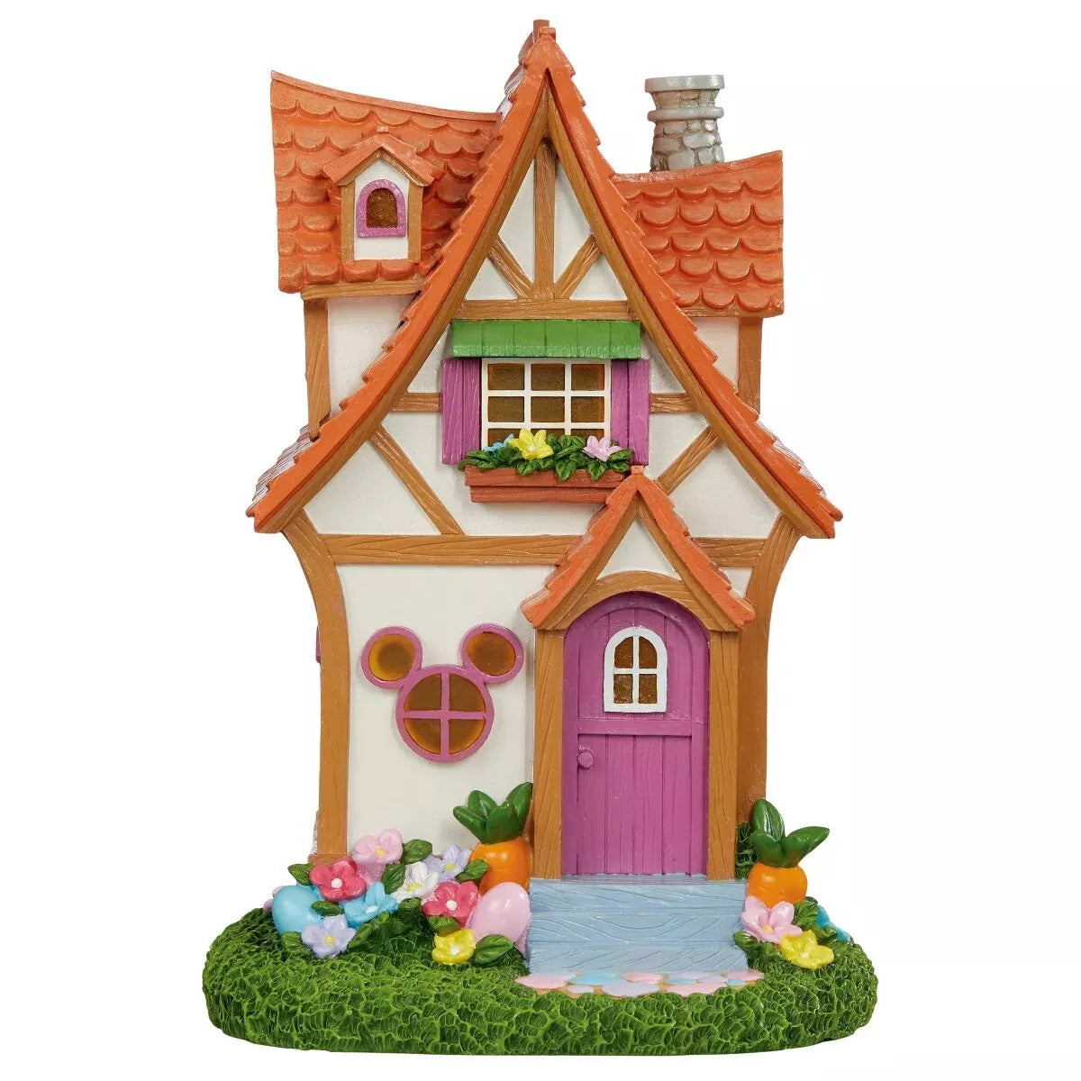 Disney Spring Musical Light-Up Easter Spring Village 13-piece Holiday Set NEW NI
