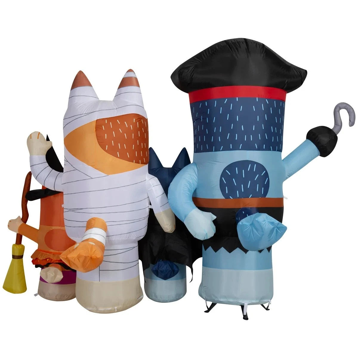 New 6.5’ Bluey Family Scene Halloween Inflatable LED Light Up Decoration,1785105