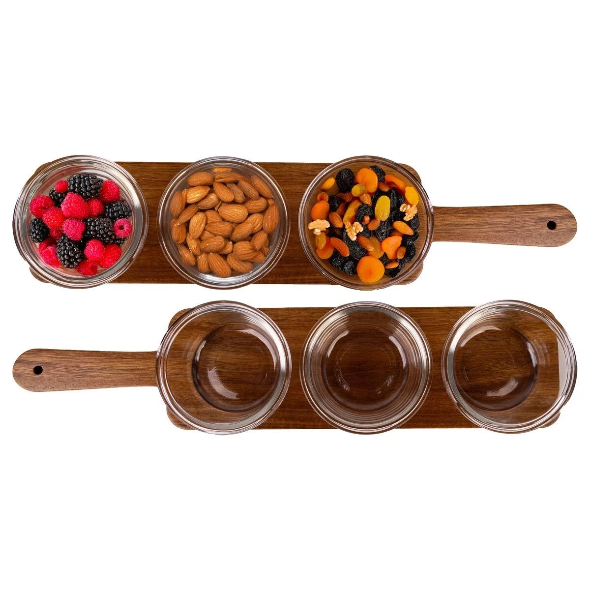 Home Essentials Table Setter Acacia Wood Serving Set, 2-pack Model 9928, 1759345