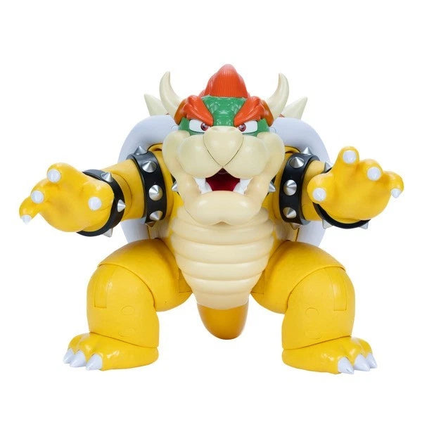 Big Bad 12" Bowser Super Mario Action Figure – Lights Up, Sounds & 13 POA Jakks