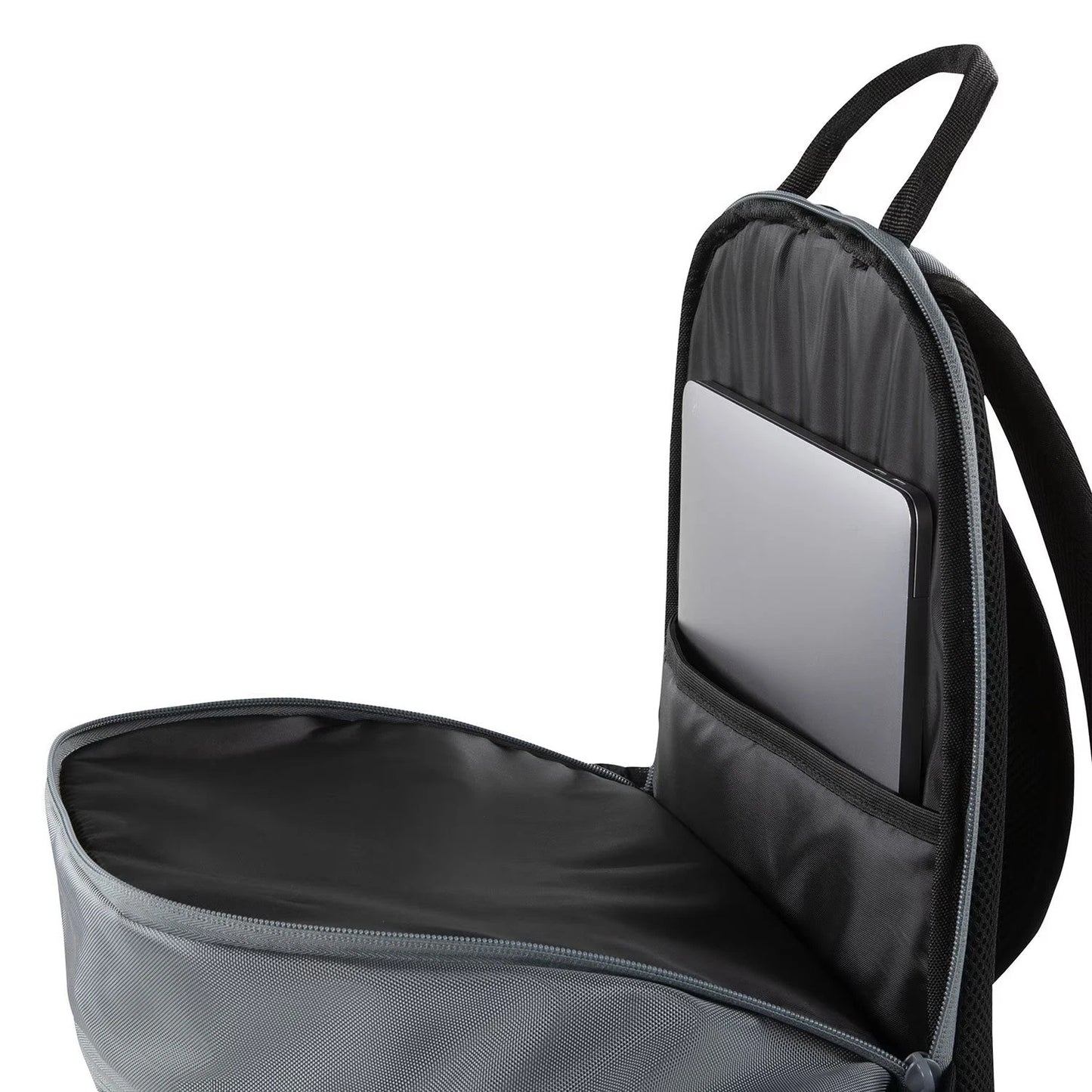 New Hurley Rider Backpack Gray & Black - Laptop & Bottle Pockets, 9A7386-0A1 O/S
