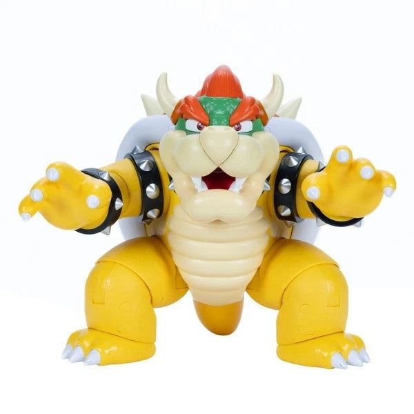 Big Bad 12" Bowser Super Mario Action Figure – Lights Up, Sounds & 13 POA Jakks