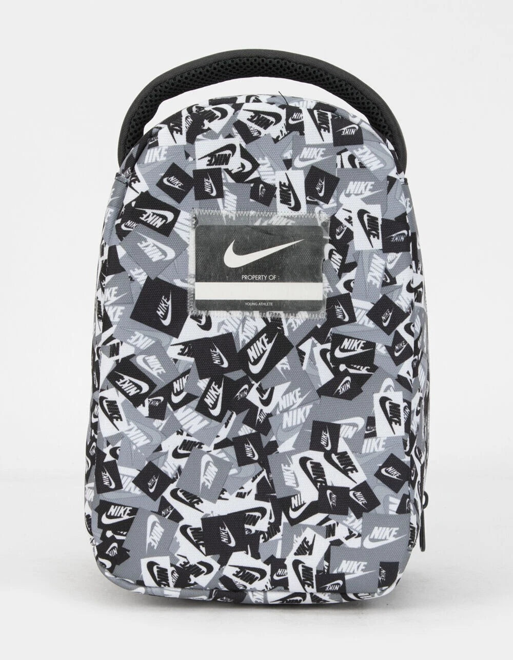Nike Classic Logo Fuel Pack Insulated Lunch Bag W/ID Window, 9A2901 023 Black