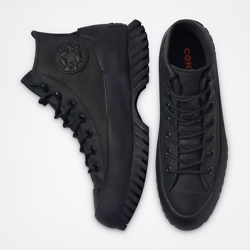 Converse CHUCK TAYLOR All Star Lugged Winter 2.0 Cold Fusion Sneakerboot, 171427C Multiple Sizes Black/Black/Bold Mandarin