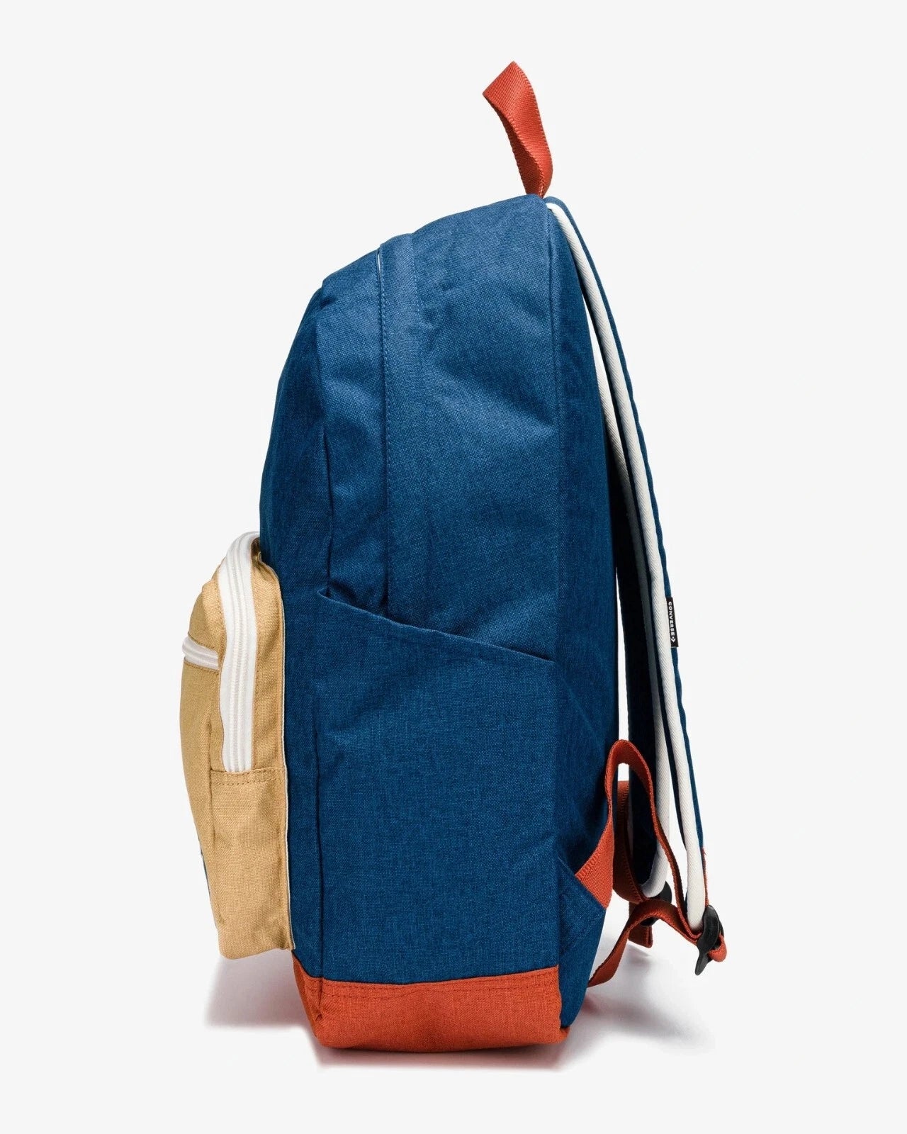 Converse Go 2 Backpack 24 Liter Capacity, 10018975-A01 Beige/Navy Blue/Orange