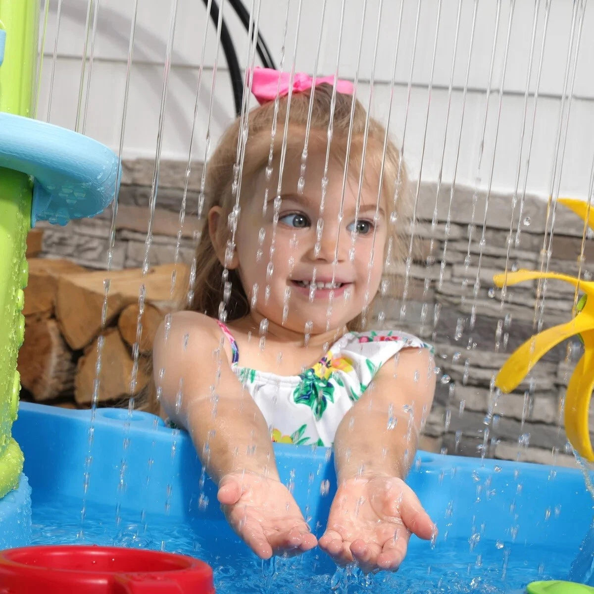 Kids Step2 Double Rain Showers Splash Water Table, 421500 NIB 1572639 NEW