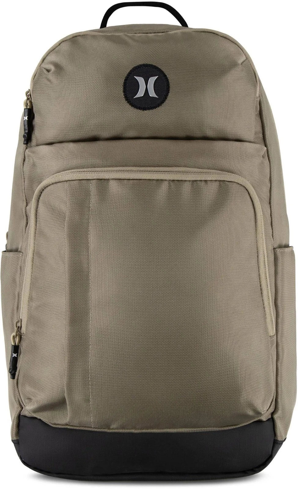 New Hurley Rider Backpack Khaki & Black Laptop & Bottle Pockets, 9A7386-X1T O/S