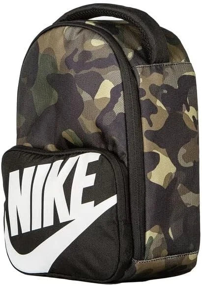 Nike Classic Fuel Pack Insulated Lunch Bag W/ID Window, 9A2901 E1X BlkGreen Camo
