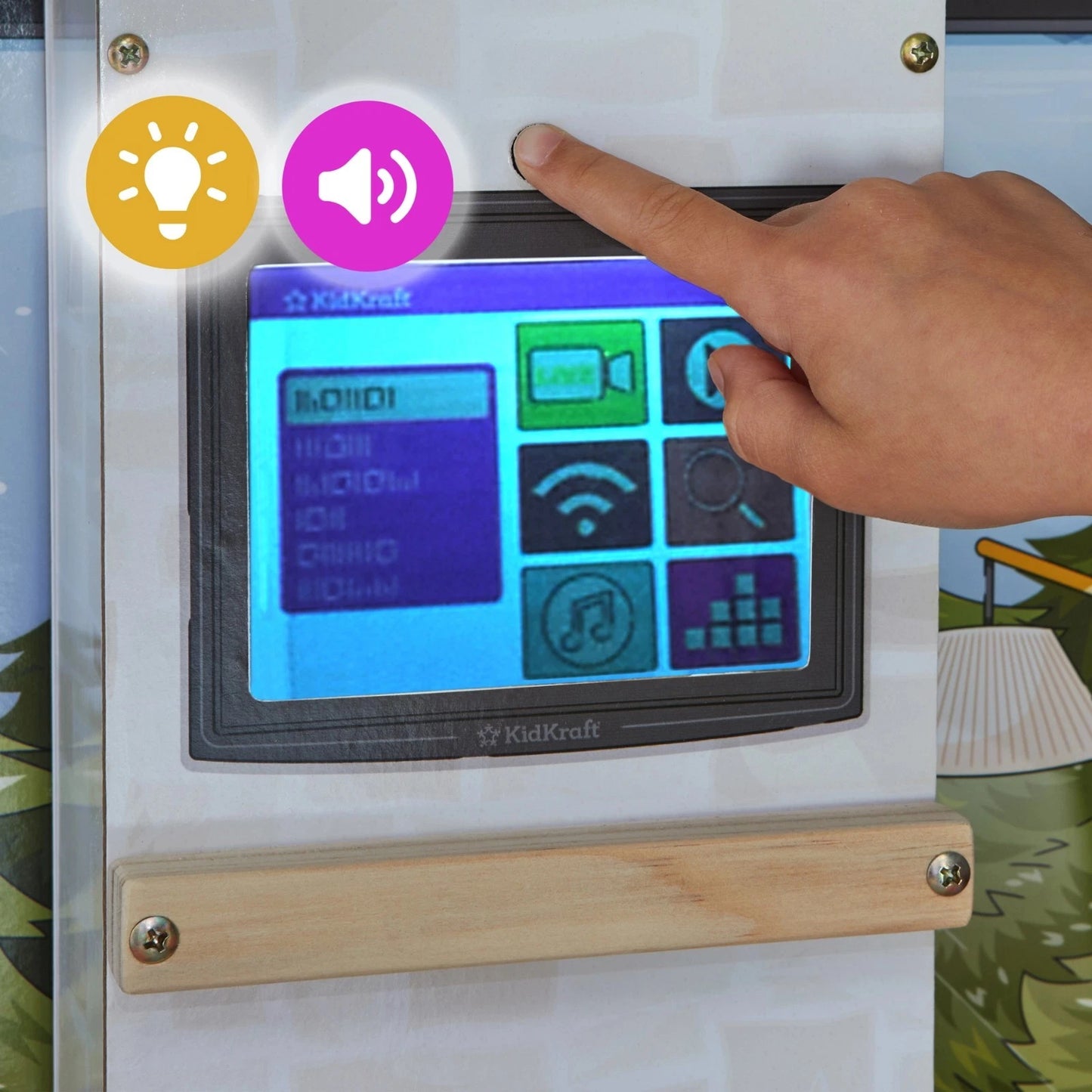 New Kidkraft Lakeview Villa Wooden 59" Dollhouse & Greenhouse, 13 Play Pls 20656