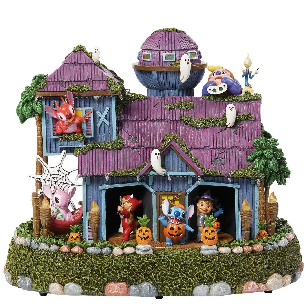 Disney Animated Stitch Halloween House w/Lights & Music, Lilo & Stitch 1784956