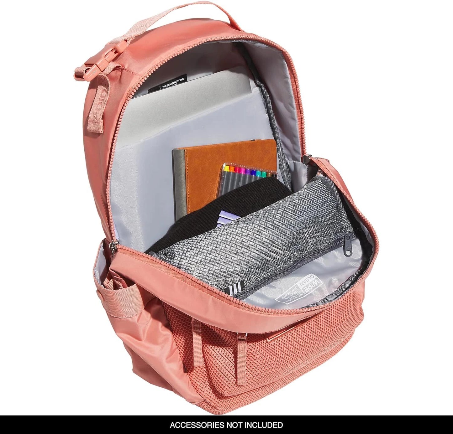 adidas Recycled Peach VFA 4 Training Backpack, 5156935 Wonder Clay/Silver GC3154