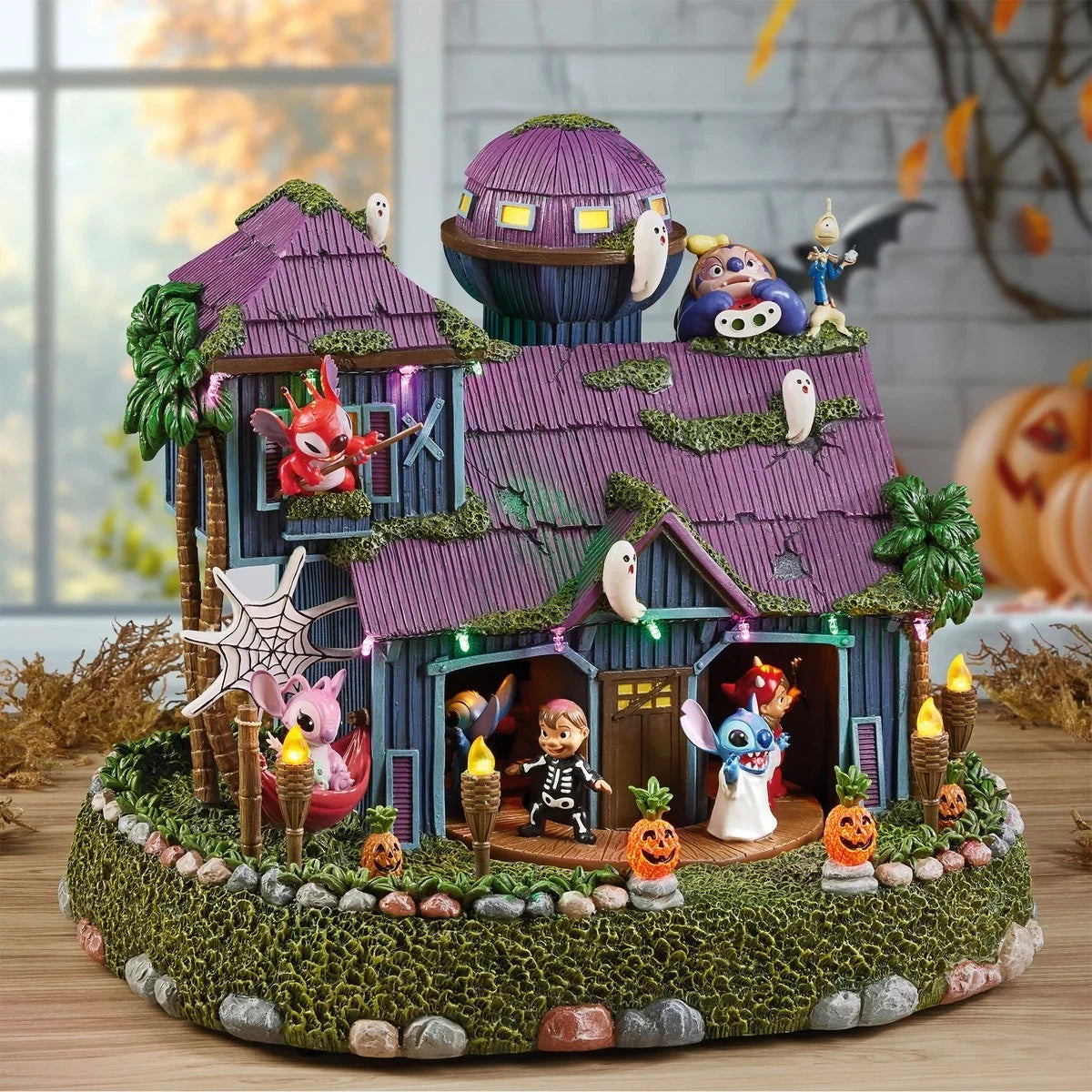 Disney Animated Stitch Halloween House w/Lights & Music, Lilo & Stitch 1784956