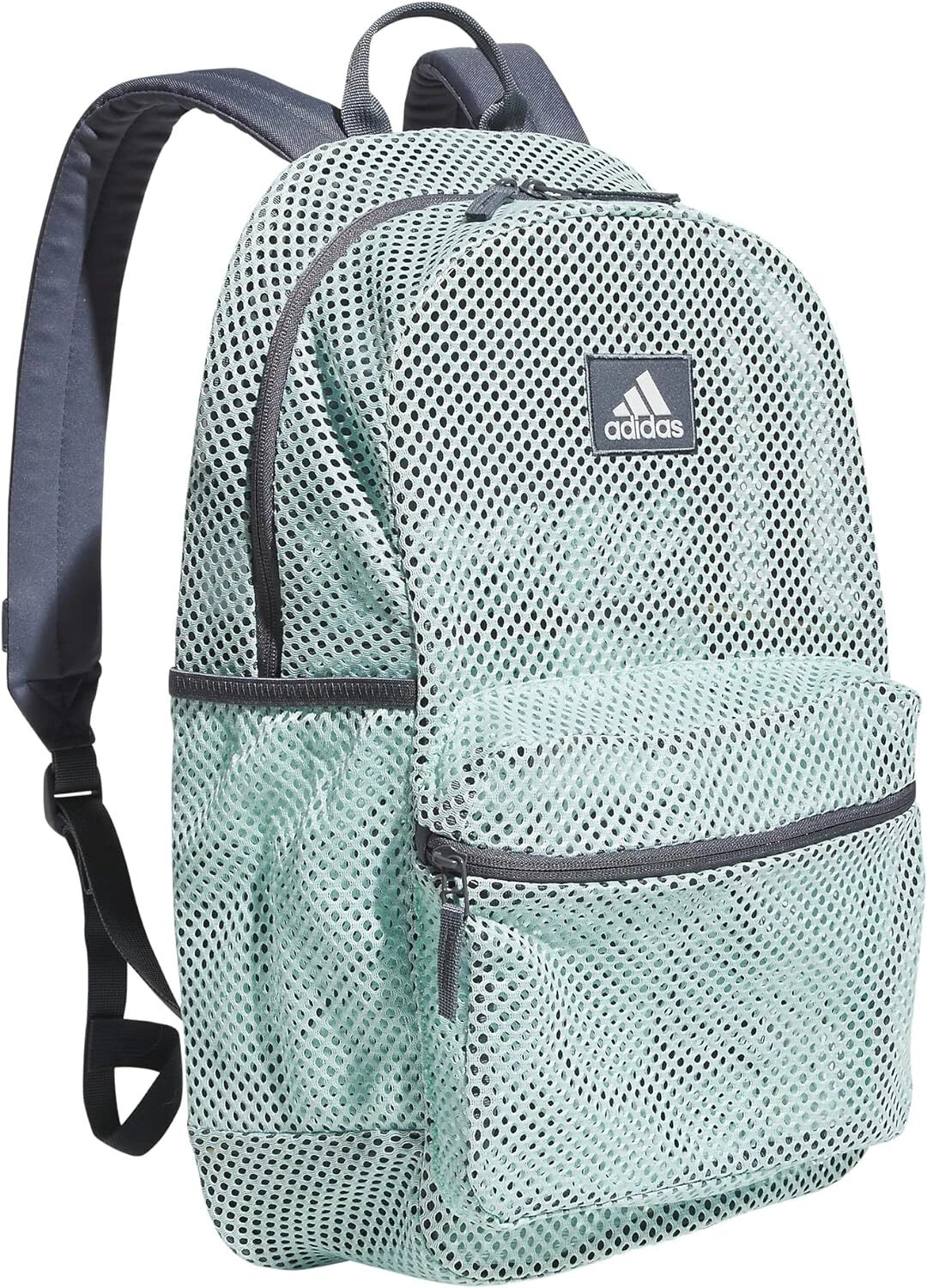 adidas Hermosa II Mesh Training Backpack, 5157573 Semi Flash Aqua Blue/Onix Grey